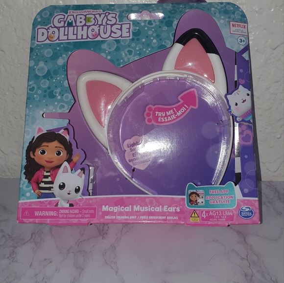 DreamWorks GABBY'S DOLLHOUSE Magical Musical Ears Headband Lights & Sounds - Picture 2 of 3